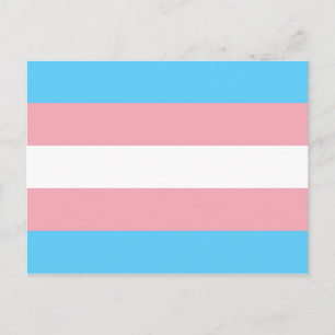 Carte Postale Drapeau de la fierté transgenre - LGBT Rainbow