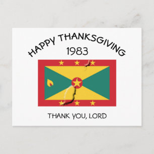 Carte Postale Drapeau de la Grenade   GRENADIEN REMERCIEMENT 198