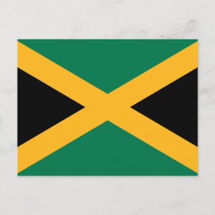 Carte Postale Drapeau de la Jamaïque