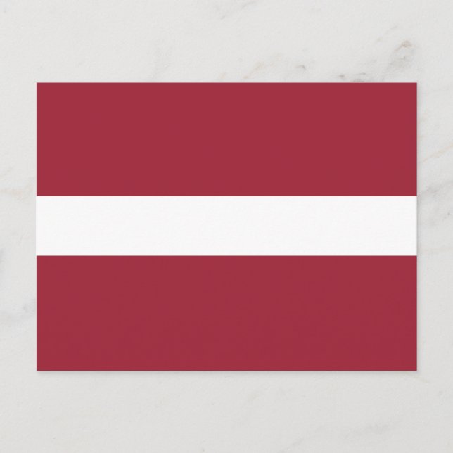 Carte Postale Drapeau de la Lettonie (Devant)