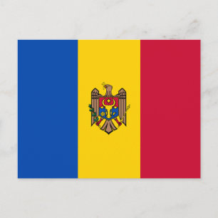 Carte Postale Drapeau de la Moldavie