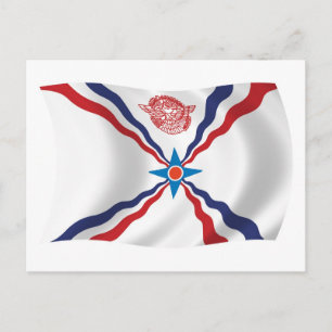 Carte postale Drapeau De La Nation Assyrie