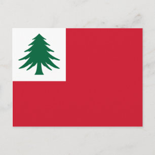 Carte Postale Drapeau de la Nouvelle-Angleterre