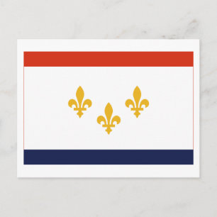 Carte Postale Drapeau de la Nouvelle-Orléans