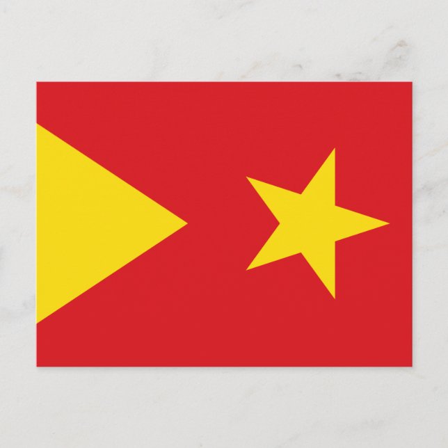 Carte Postale Drapeau de la région de Tigray (Devant)