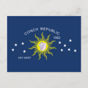 Carte Postale Drapeau de la République de Conch