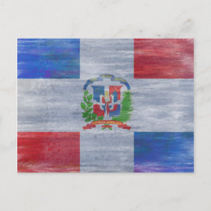 Carte Postale Drapeau de la République Dominicaine