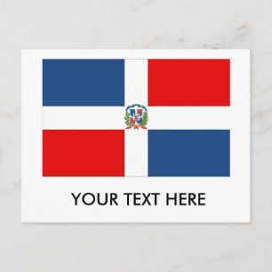Carte Postale Drapeau de la République Dominicaine