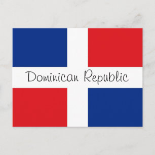 Carte Postale Drapeau de la République Dominicaine