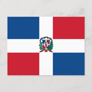 Carte Postale Drapeau de la République Dominicaine