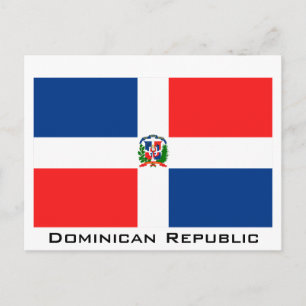 Carte Postale Drapeau de la République dominicaine