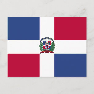Carte Postale Drapeau de la République Dominicaine