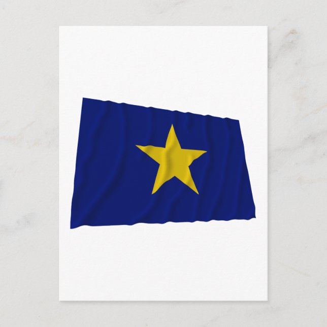 Carte Postale Drapeau de la République du Texas (Devant)