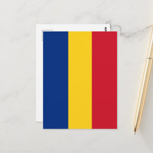 Carte Postale Drapeau de la Roumanie