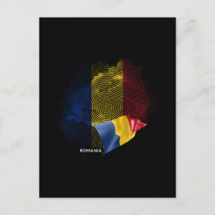 Carte Postale Drapeau de la Roumanie