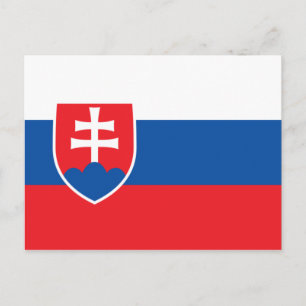 Carte Postale Drapeau de la Slovaquie