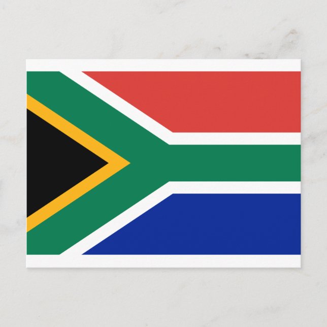 Carte Postale Drapeau de l'Afrique du Sud - Vlag van Suid-Afrika (Devant)
