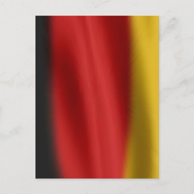 Carte Postale Drapeau de l'Allemagne (Devant)
