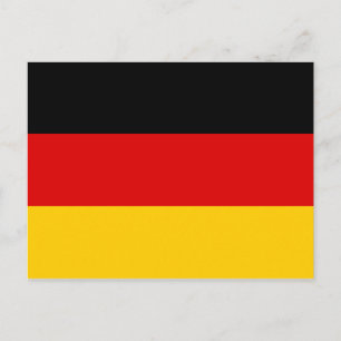 Carte Postale Drapeau de l'Allemagne