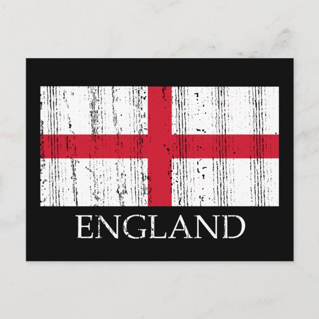 Carte postale Drapeau de l'Angleterre (Devant)