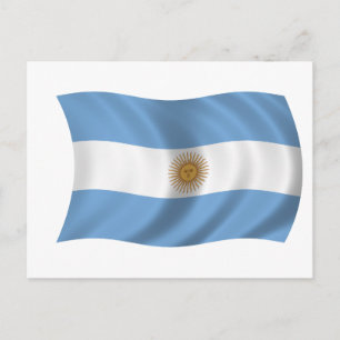 Carte Postale Drapeau de l'Argentine