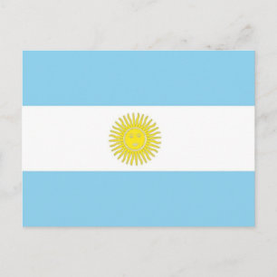 Carte Postale Drapeau de l'Argentine