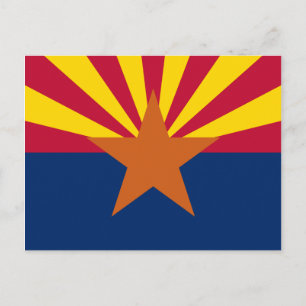 Carte Postale Drapeau de l'Arizona