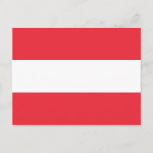 Carte Postale Drapeau de l'Autriche