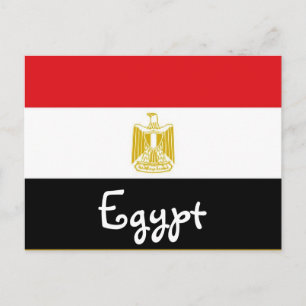 Carte Postale Drapeau de l'Égypte