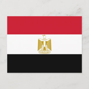 Carte Postale Drapeau de l'Égypte