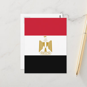 Carte Postale Drapeau de l'Égypte