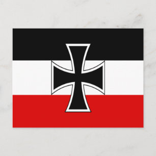 Carte Postale Drapeau de l'Empire allemand