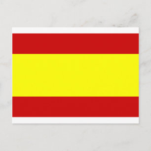 Carte Postale Drapeau de l'Espagne