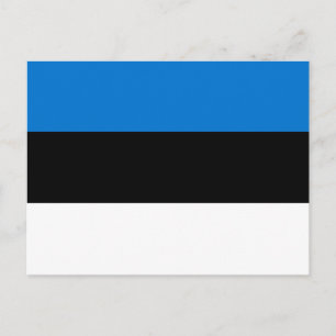 Carte Postale Drapeau de l'Estonie