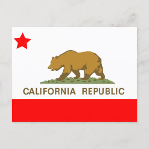 Carte Postale Drapeau de l'État de Californie