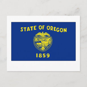 Carte Postale Drapeau de l'État de l'Oregon