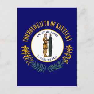 Carte Postale Drapeau de l'État du Kentucky