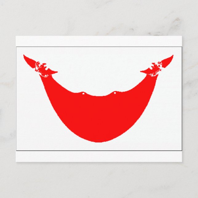 Carte Postale Drapeau de l'île de Pâques (Chili) (Devant)