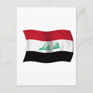 Carte Postale Drapeau de l'Irak