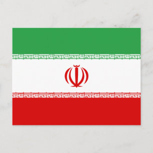 Carte Postale Drapeau de l'Iran
