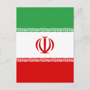Carte Postale Drapeau de l'Iran
