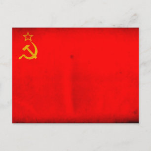 Carte Postale Drapeau de l'URSS