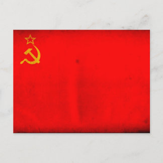 Carte Postale Drapeau de l'URSS