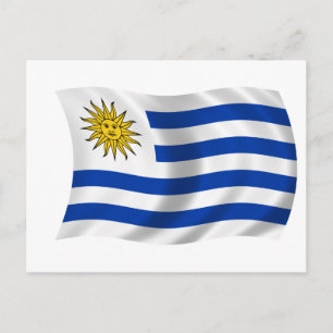 Carte Postale Drapeau de l'Uruguay