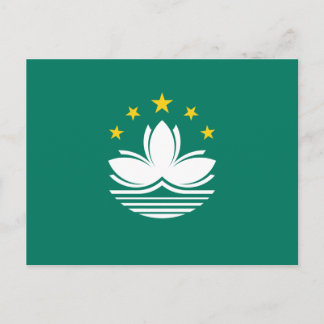 Carte Postale Drapeau de Macao