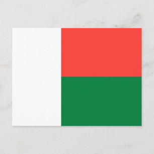 Carte Postale Drapeau de Madagascar