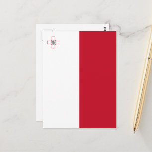 Carte Postale Drapeau de Malte