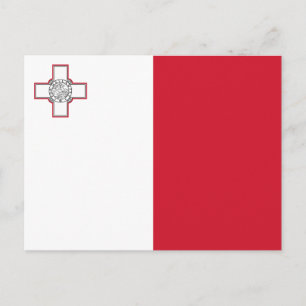 Carte Postale Drapeau de Malte