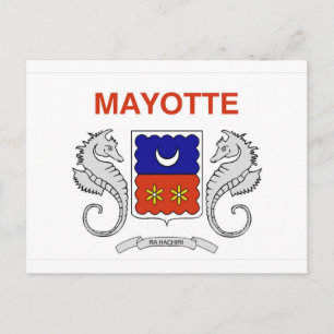 Carte Postale Drapeau de Mayotte
