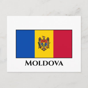 Carte Postale Drapeau de Moldova